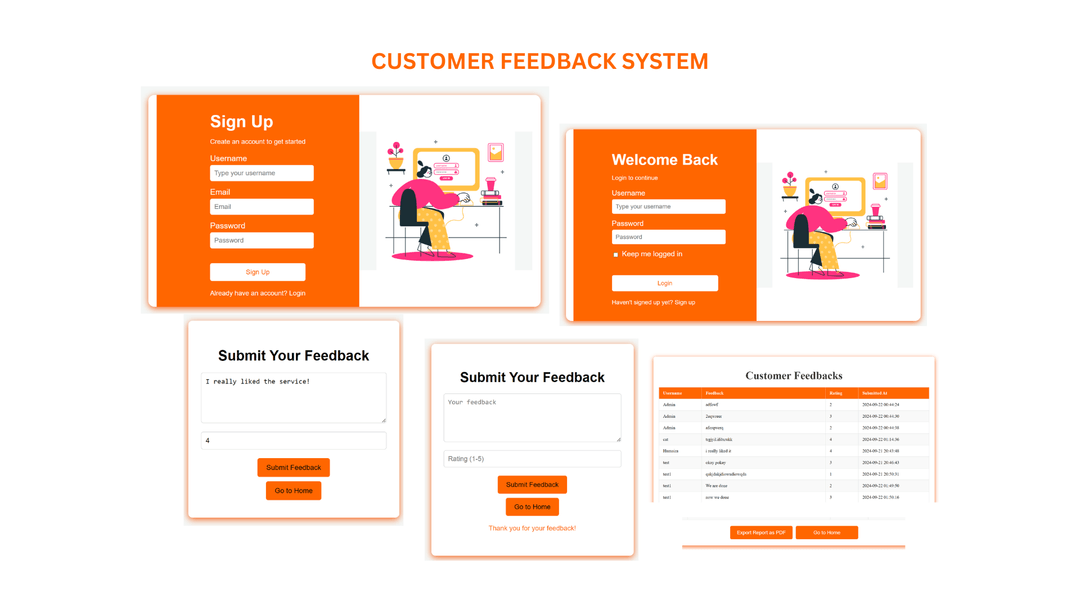 Project: Customer Feedback System